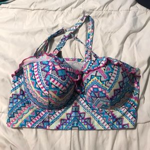 tribal print bikini